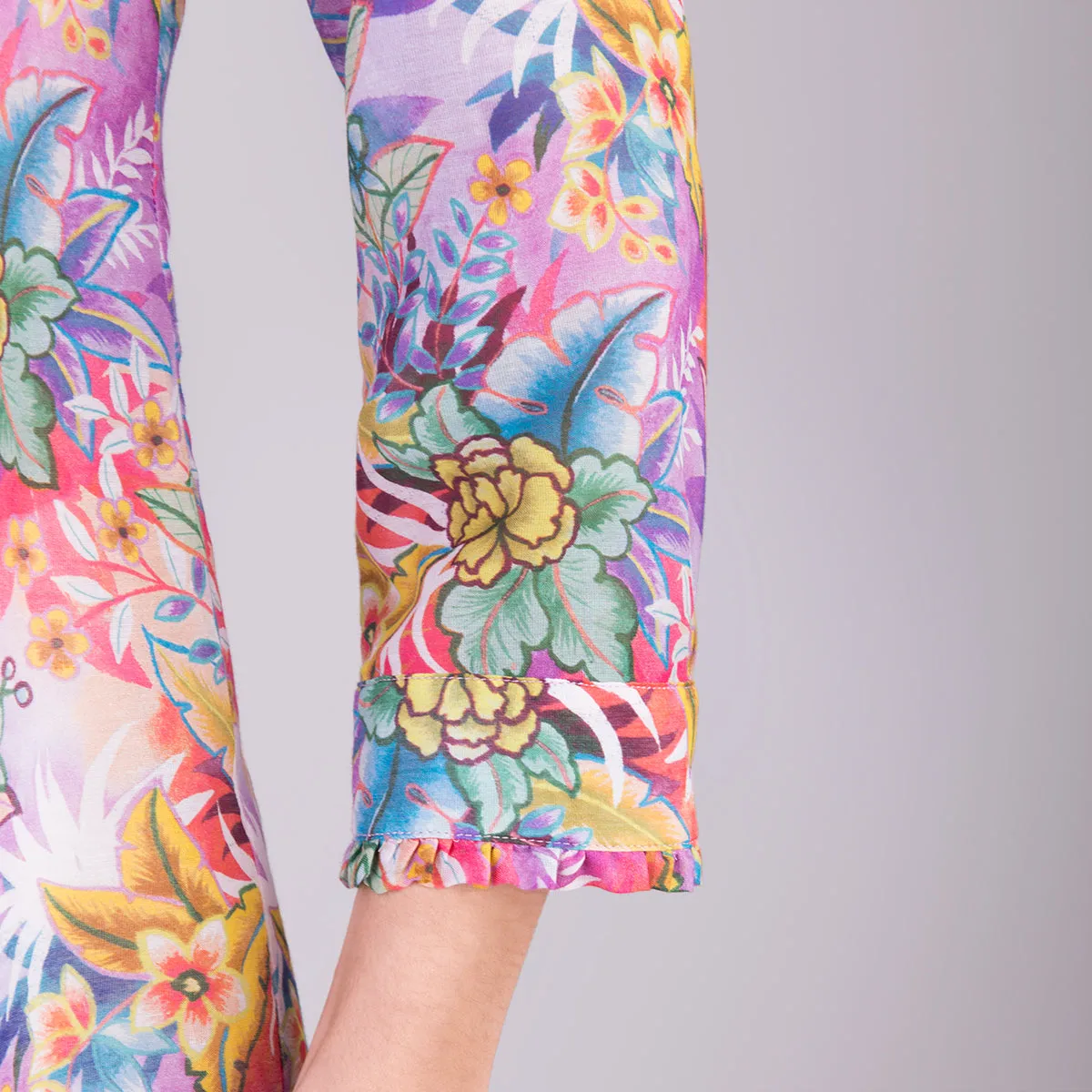Fantasia Shirt in Lush Tropical