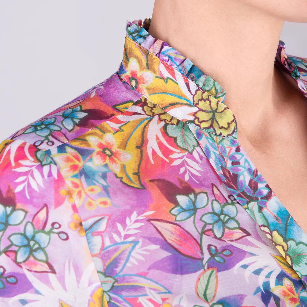 Fantasia Shirt in Lush Tropical
