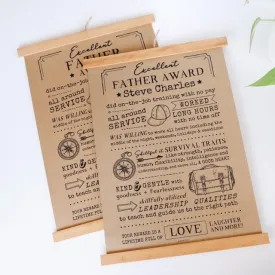 Father Scroll Poster