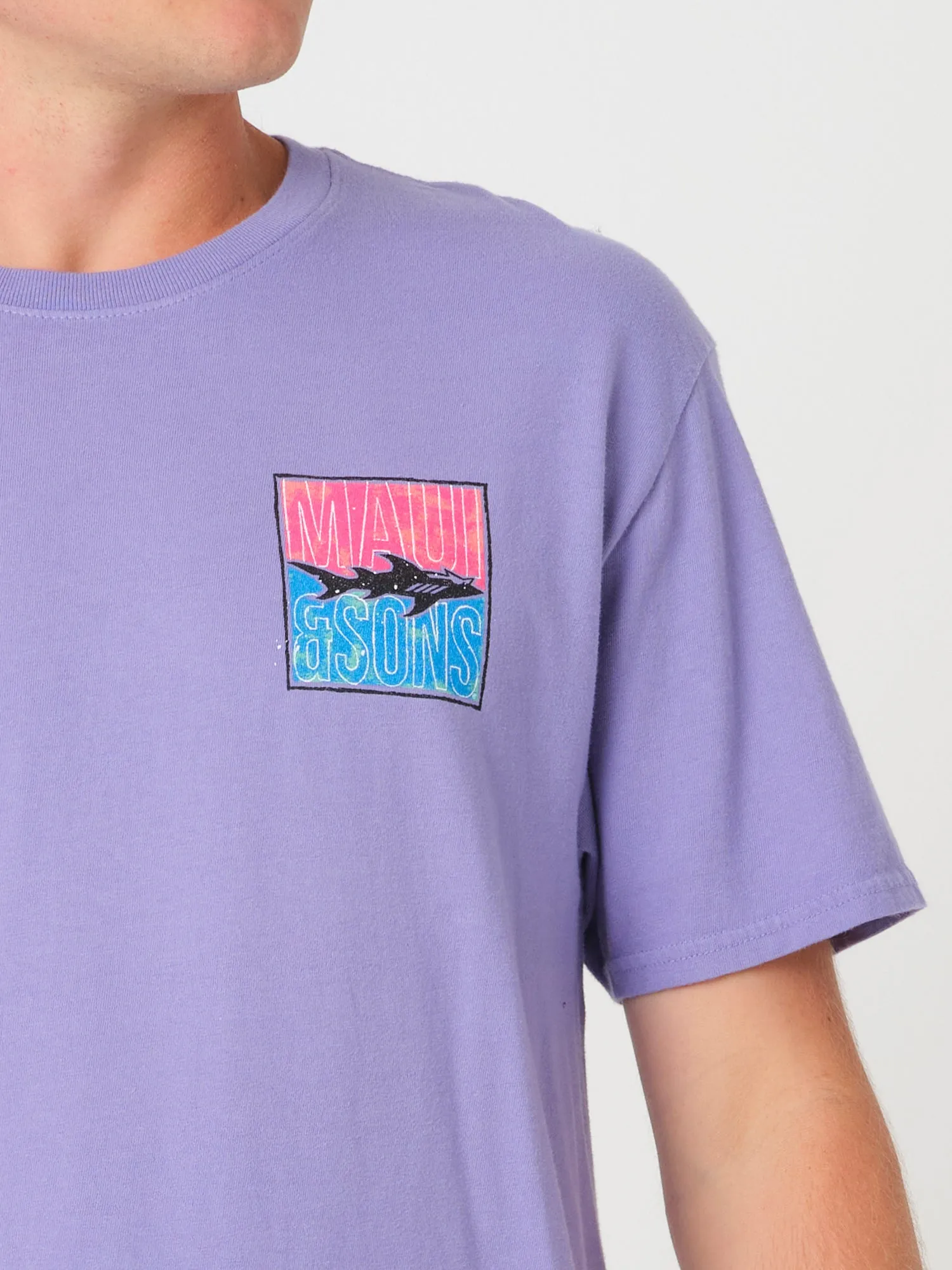 Fifty Fifty T-Shirt in Amethyst
