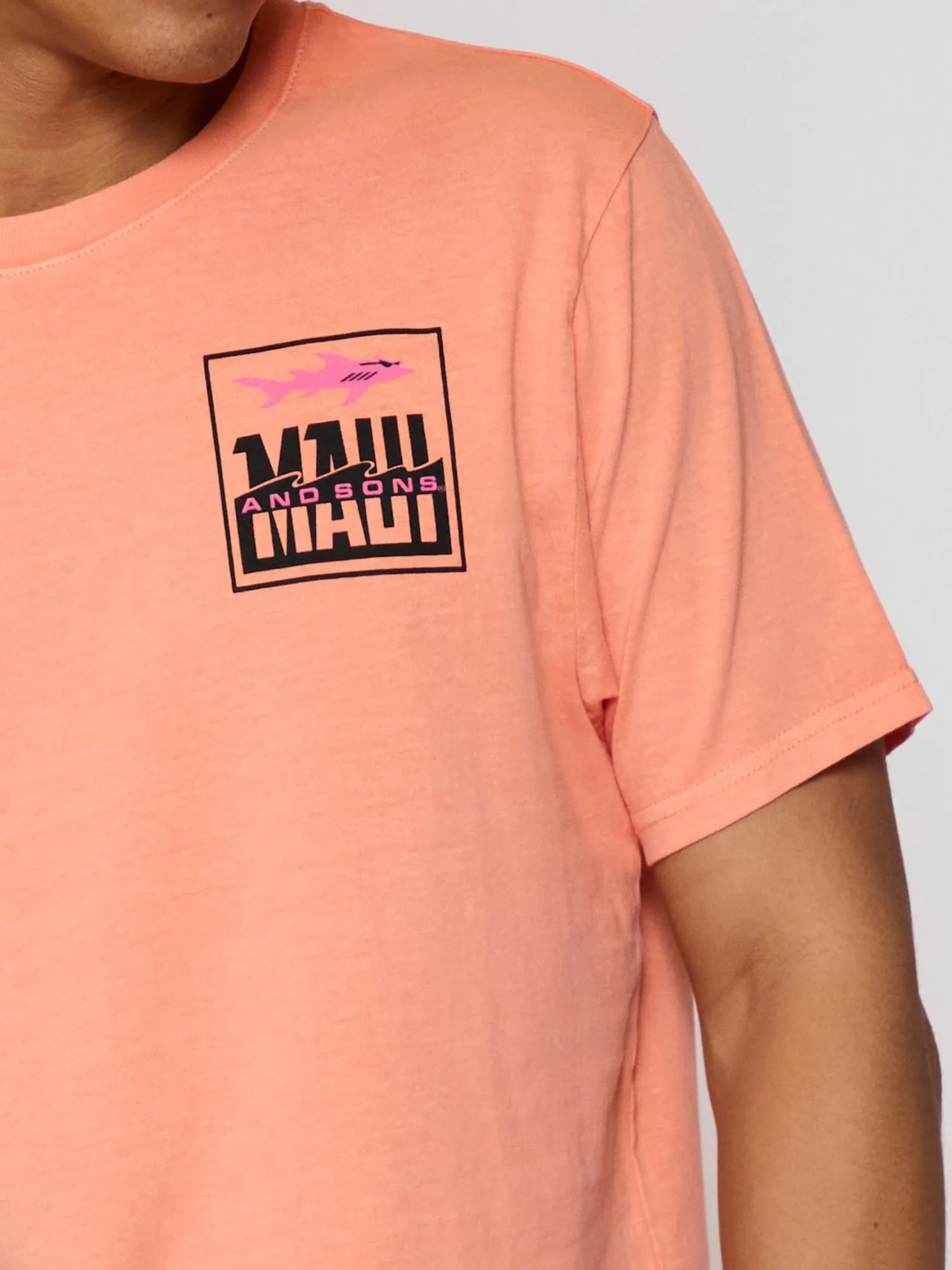 Fish Out Of Water T-Shirt in Tangerine