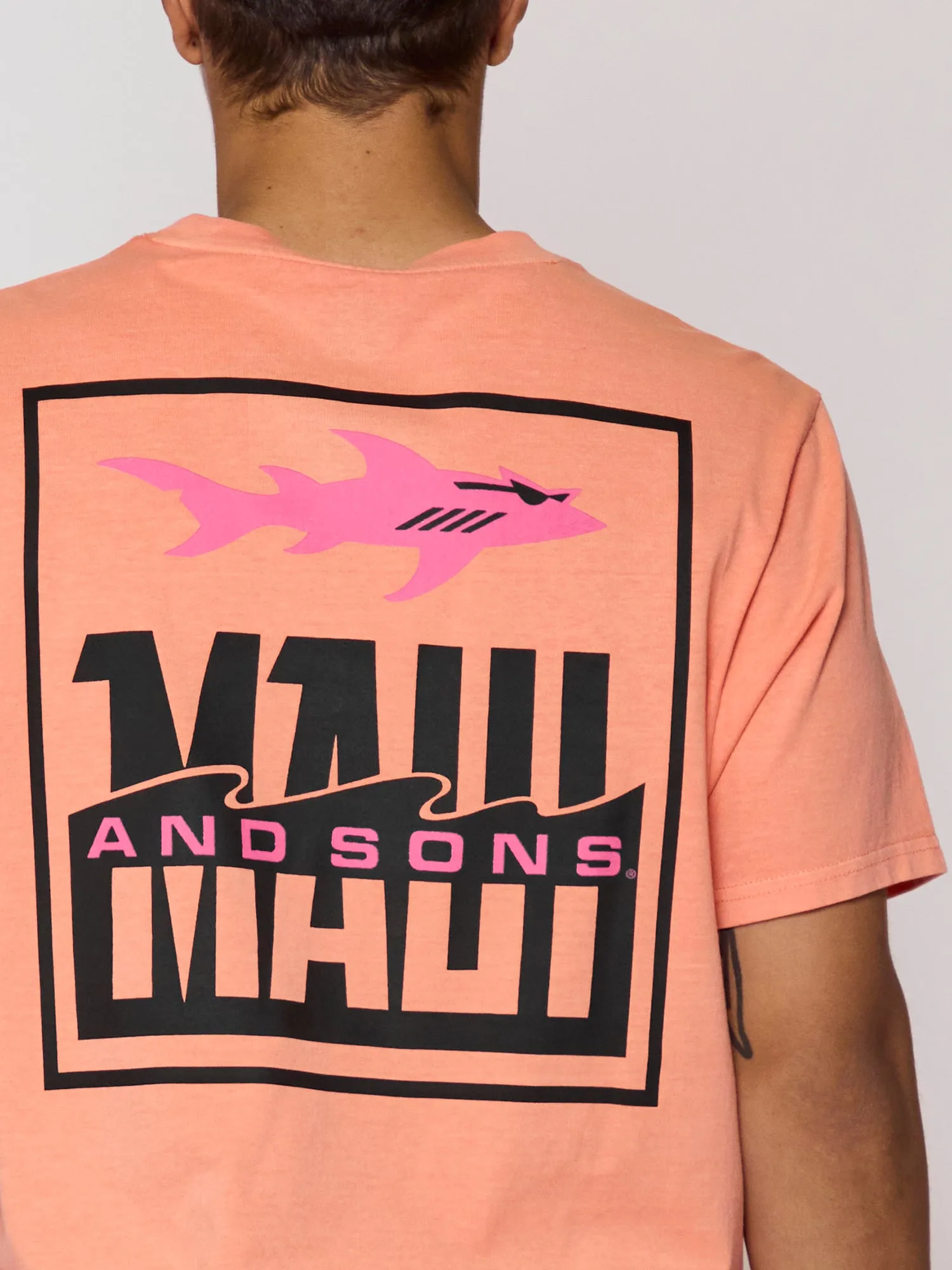 Fish Out Of Water T-Shirt in Tangerine