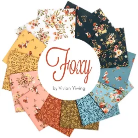 FOXY by Vivian Yiwing Fat Quarter Bundle - 14 Fat Quarters