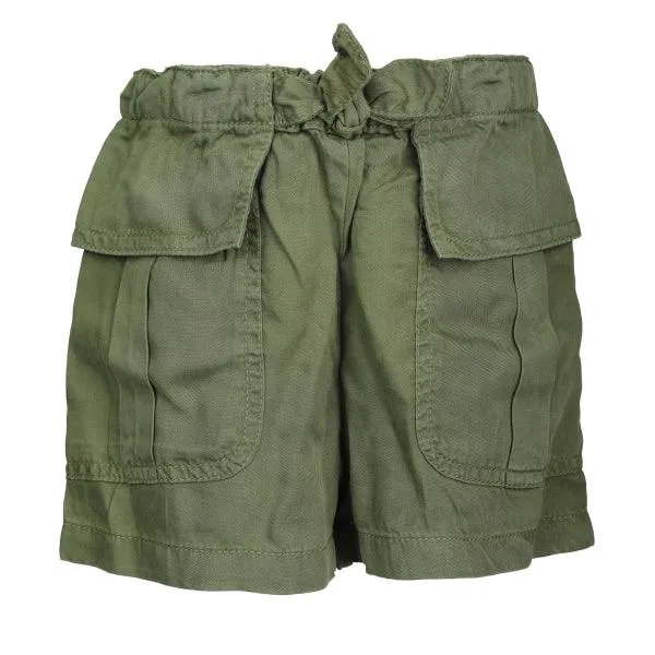 GIRLS ARMY GREEN CARGO SHOT