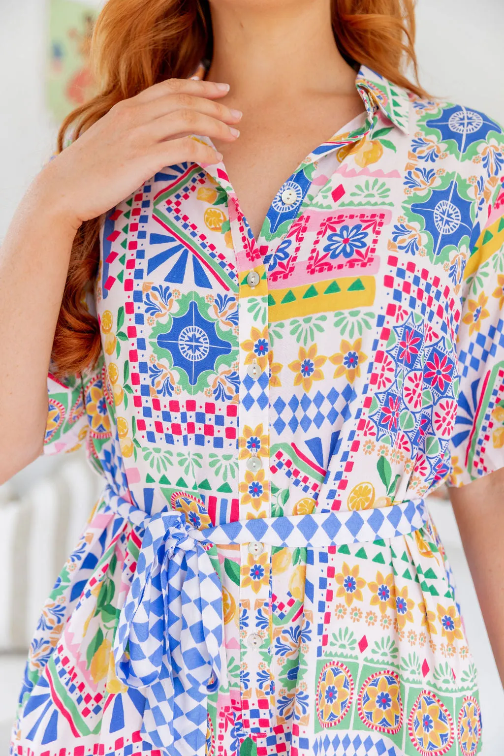 Giulia Playsuit in Limoncello