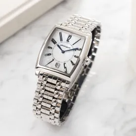 Gérald Genta Solo With Guilloche MOP Dial in new condition Ref SS0.M10