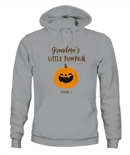 Halloween Little Pumpkins Personalized Graphic Apparel - Title, Number of Kids, Names can be customized