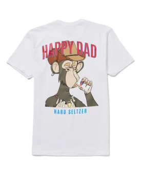 Happy Dad Ape Tee (White)