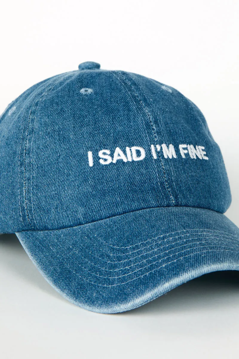 I'M FINE DAD CAP