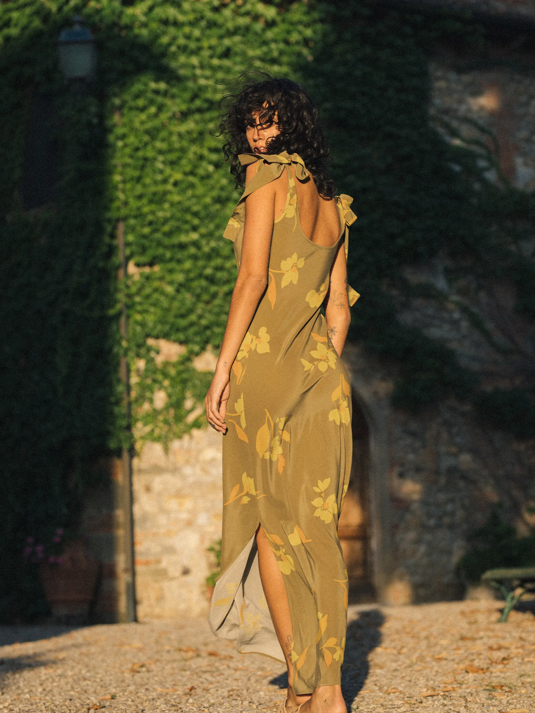 Ines Dress | Tulp Hazel Silk