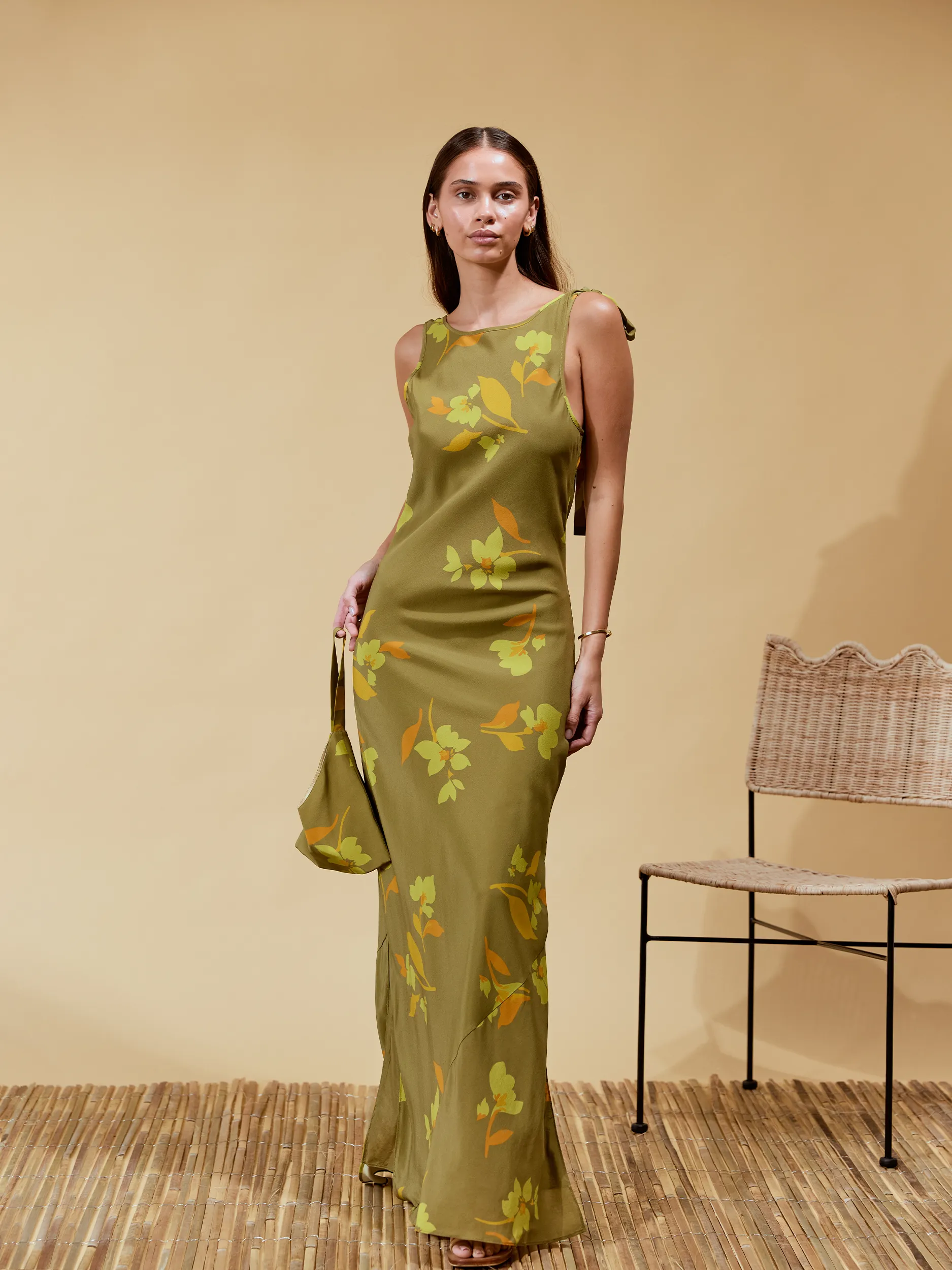 Ines Dress | Tulp Hazel Silk
