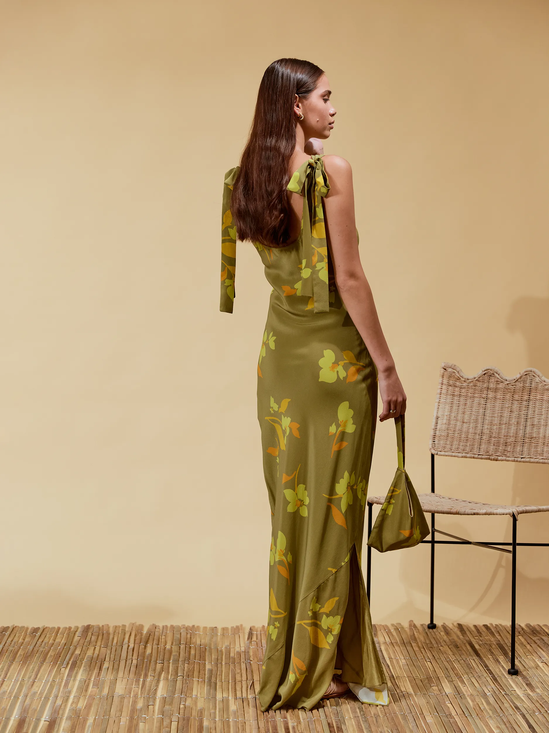 Ines Dress | Tulp Hazel Silk
