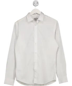 jack & jones White Slim Fit Dress Shirt UK XS