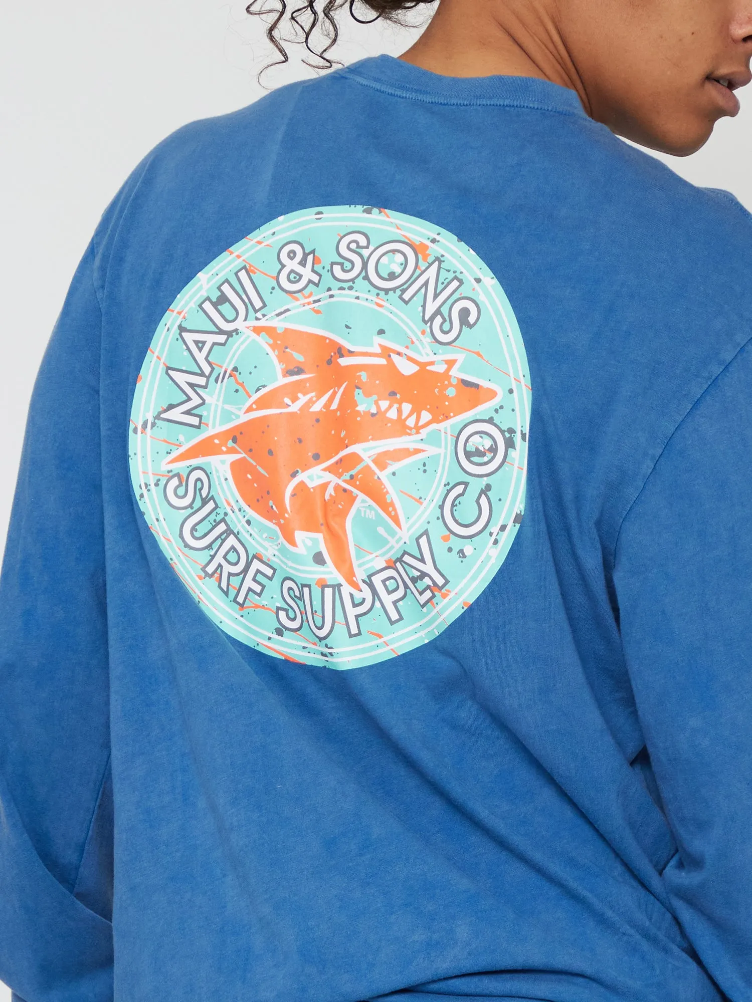 Jackson Long Sleeve in Deep Water