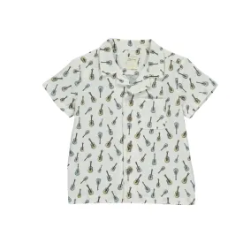 Jasper Button Up - White Guitars by Ettie & H - FINAL SALE
