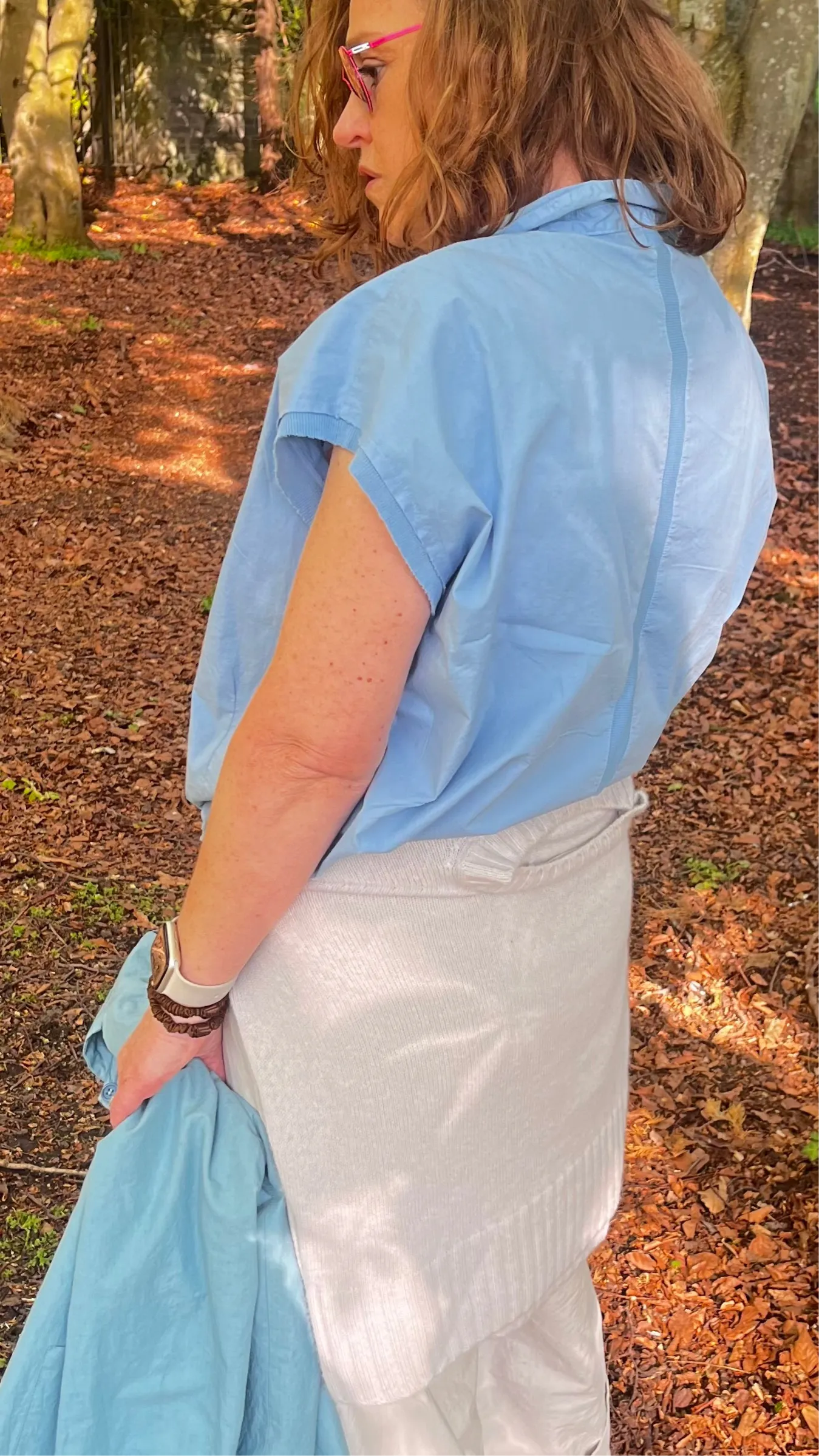KristenseN Du Nord Summer Short Sleeve Shirt in Blue
