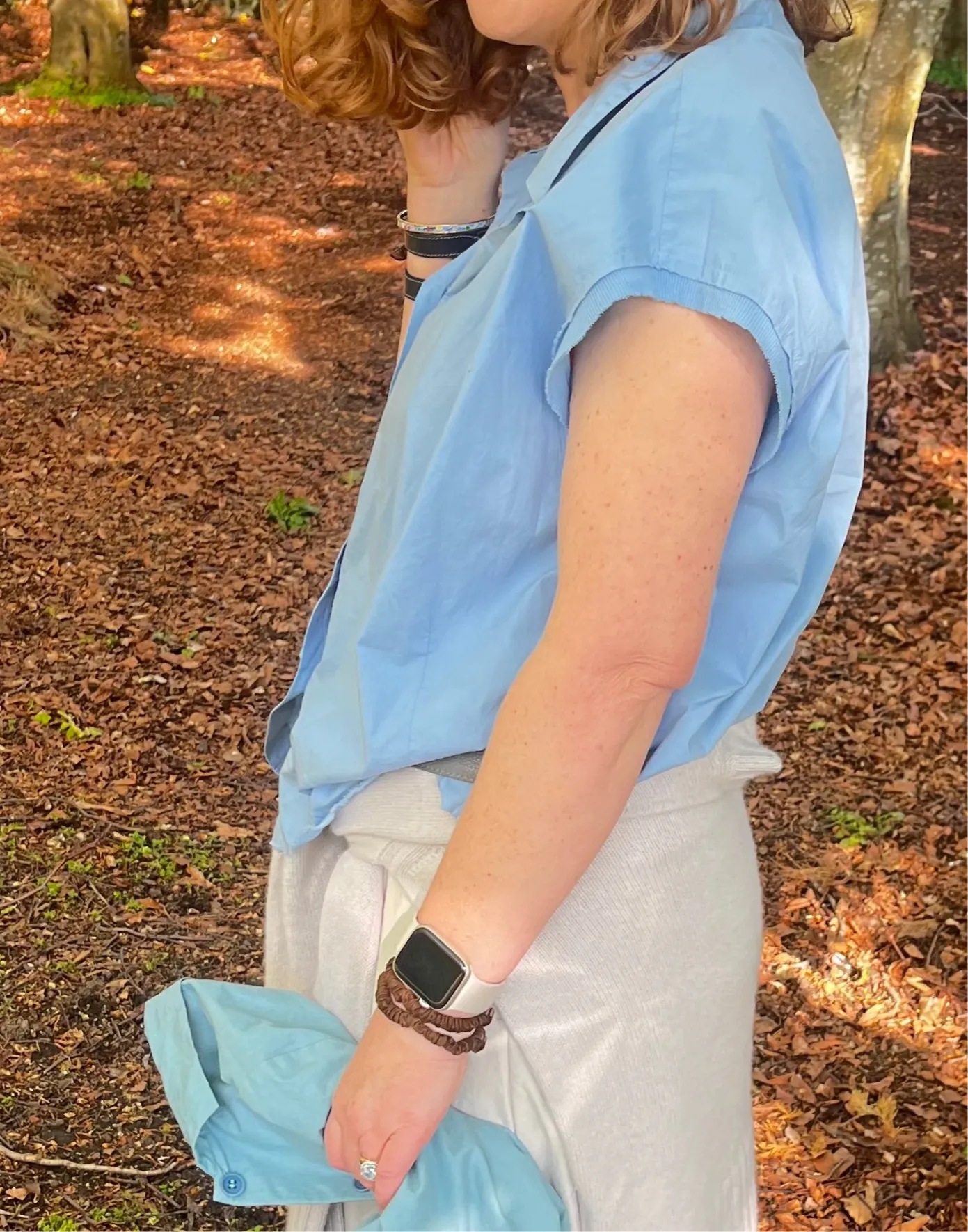 KristenseN Du Nord Summer Short Sleeve Shirt in Blue