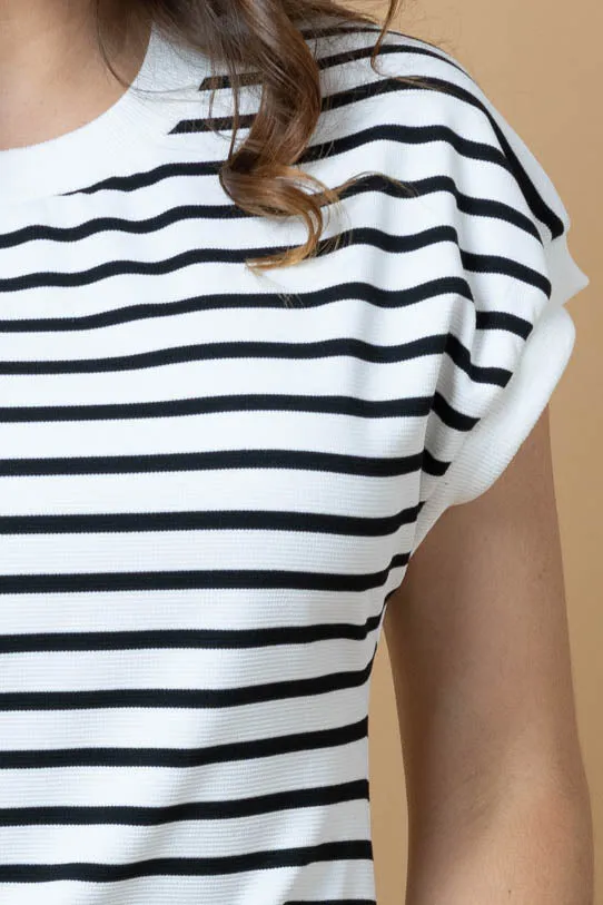 Kylee Maxi Dress White Stripe