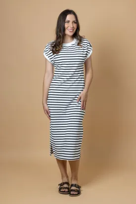 Kylee Maxi Dress White Stripe