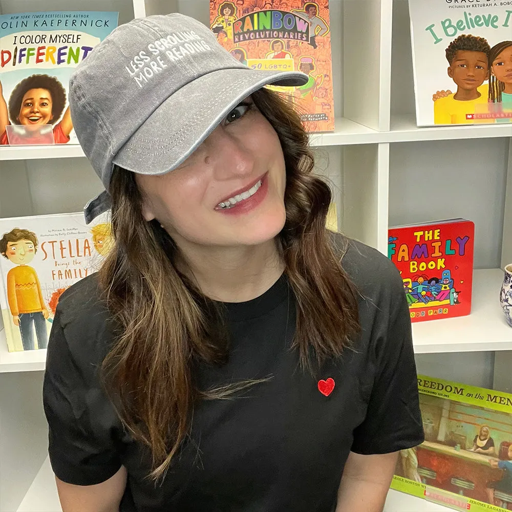 Less Scrolling More Reading Baseball Hat