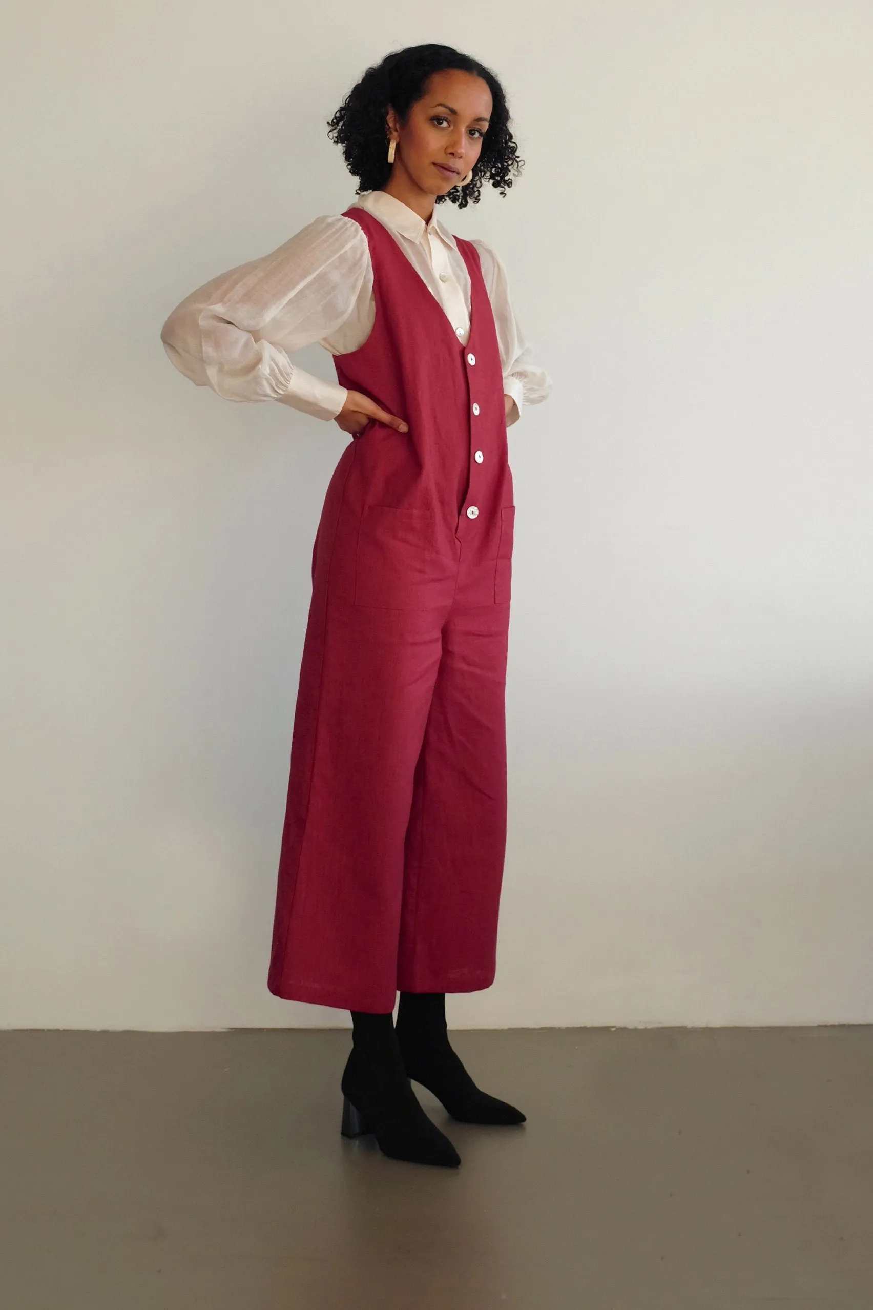 Lou jumpsuit - terracotta by Pina Studio