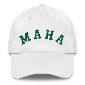 MAHA Collegiate Embroidered Dad Hat