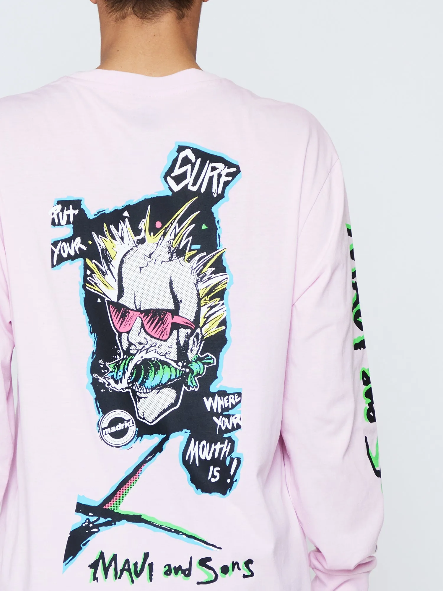 Maui and Sons x Madrid Srfmouth Long Sleeve