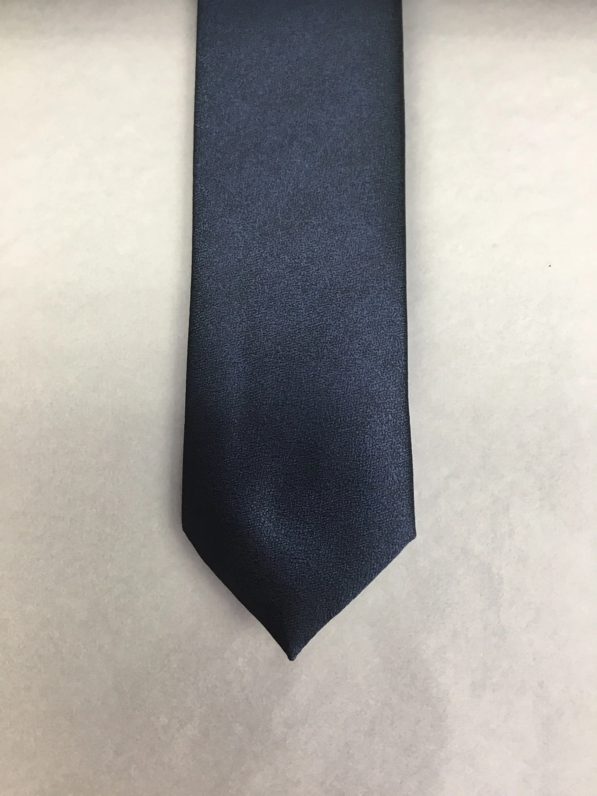 Mens Microfibre/Silk Tie Navy