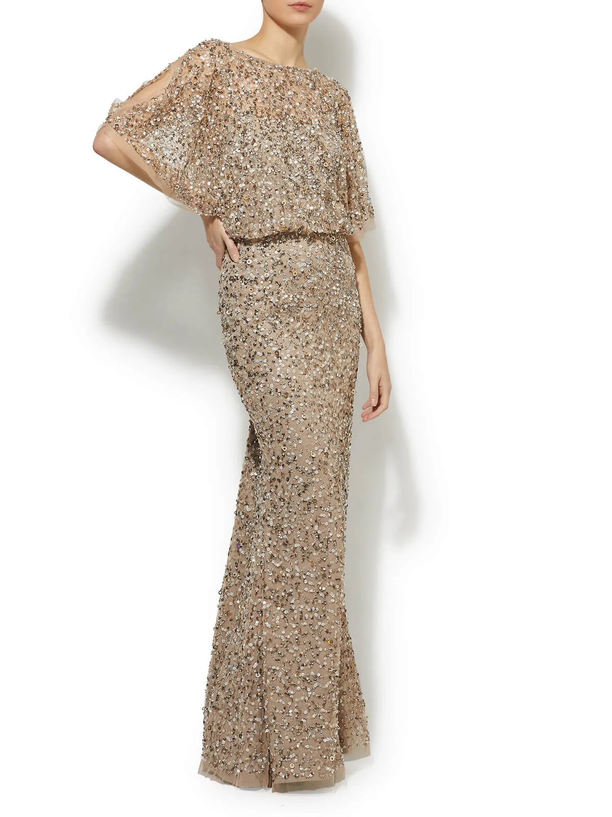 Mimi Hand Beaded Gown
