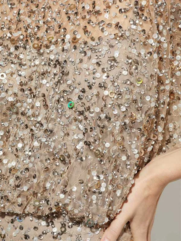 Mimi Hand Beaded Gown