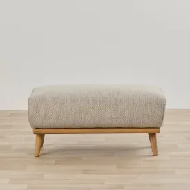 Montemart Biscuit-Smoke Ottoman - Elegant & Versatile