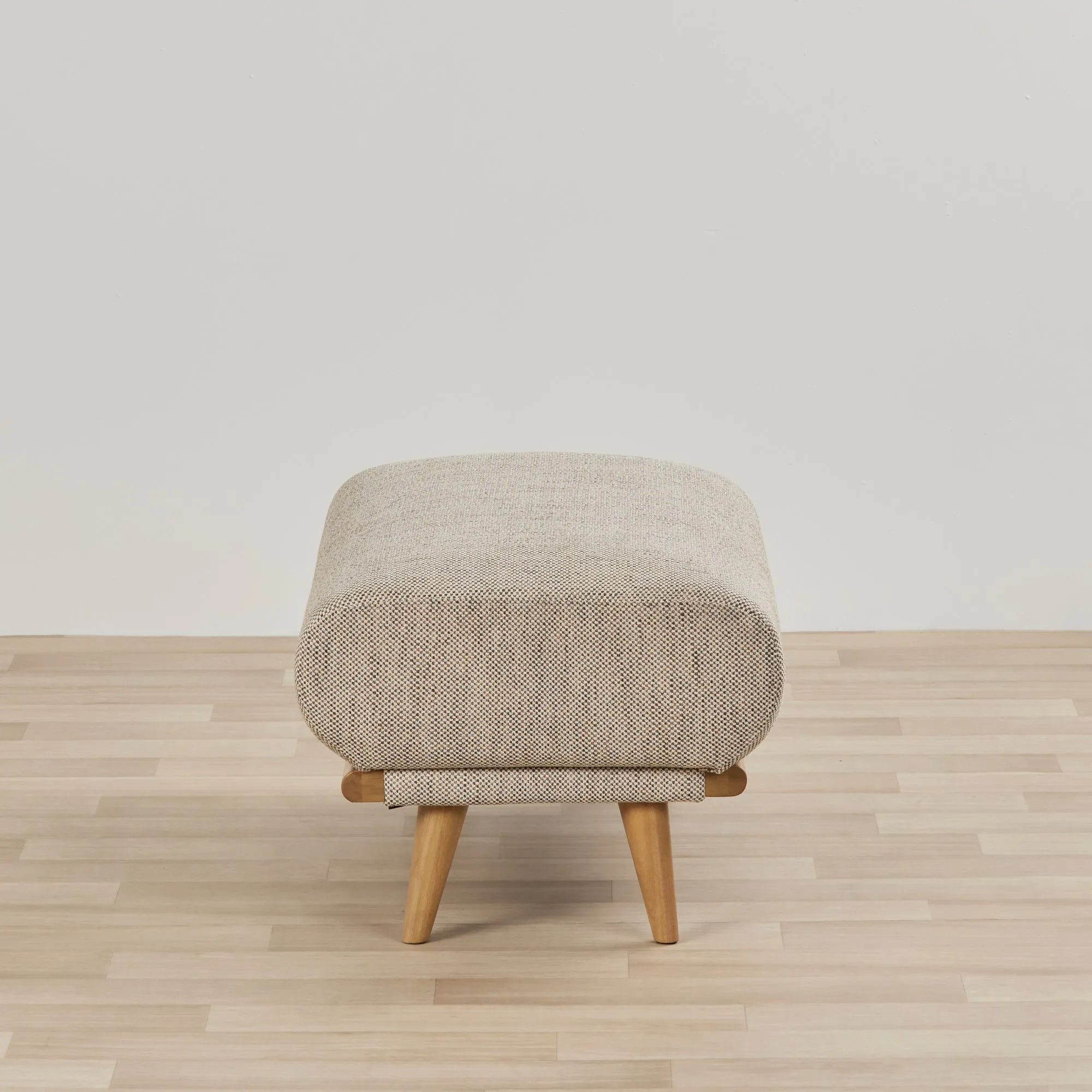 Montemart Biscuit-Smoke Ottoman - Elegant & Versatile
