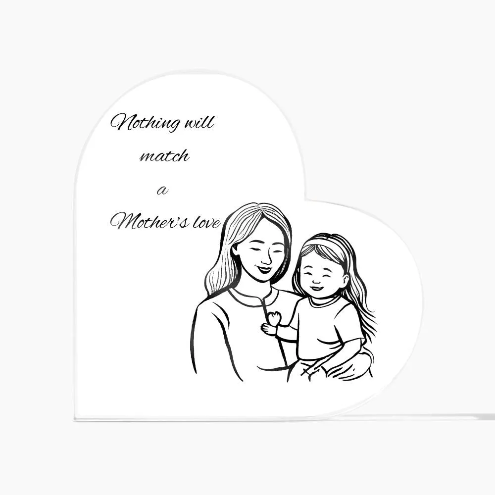 Mother & Daughter Heart Plaque