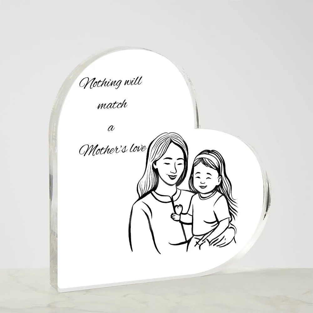 Mother & Daughter Heart Plaque