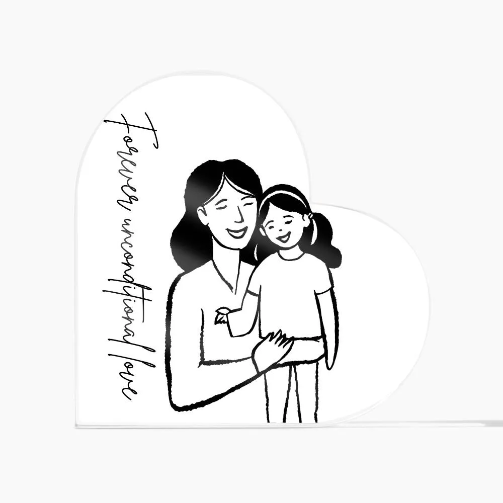 Mother & Daughter Heart Plaque