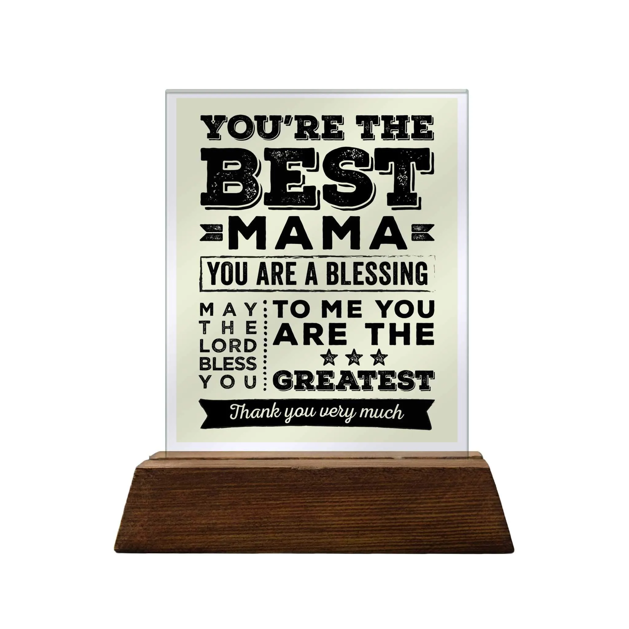 Mother Glass Plaque