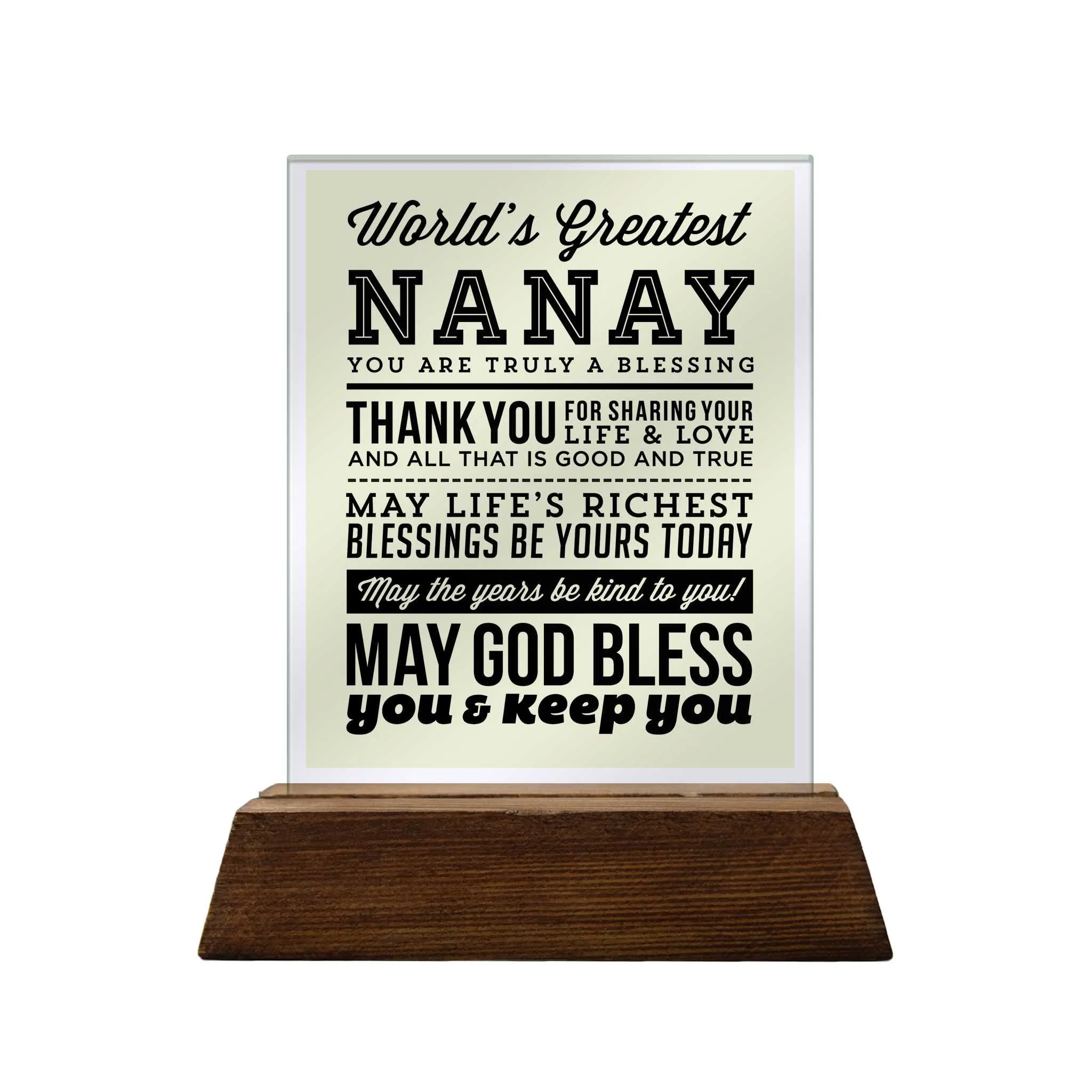 Mother Glass Plaque
