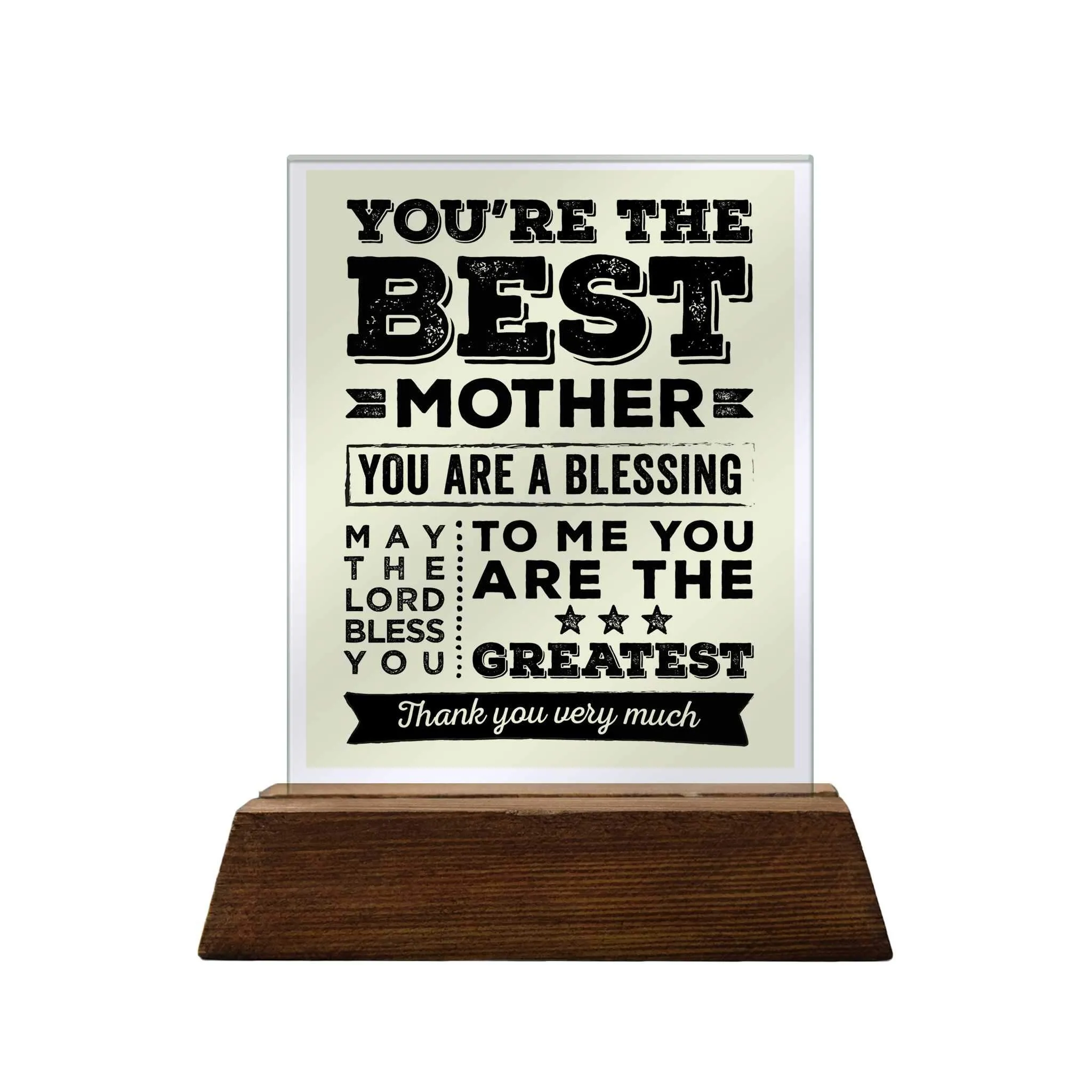 Mother Glass Plaque
