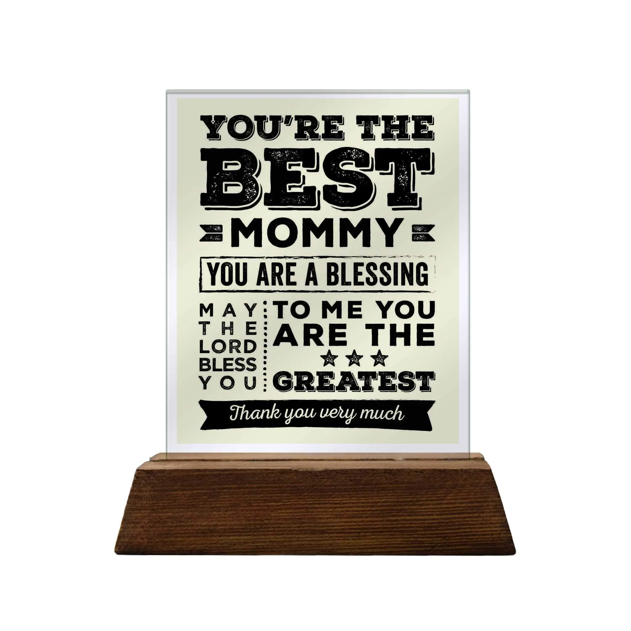Mother Glass Plaque