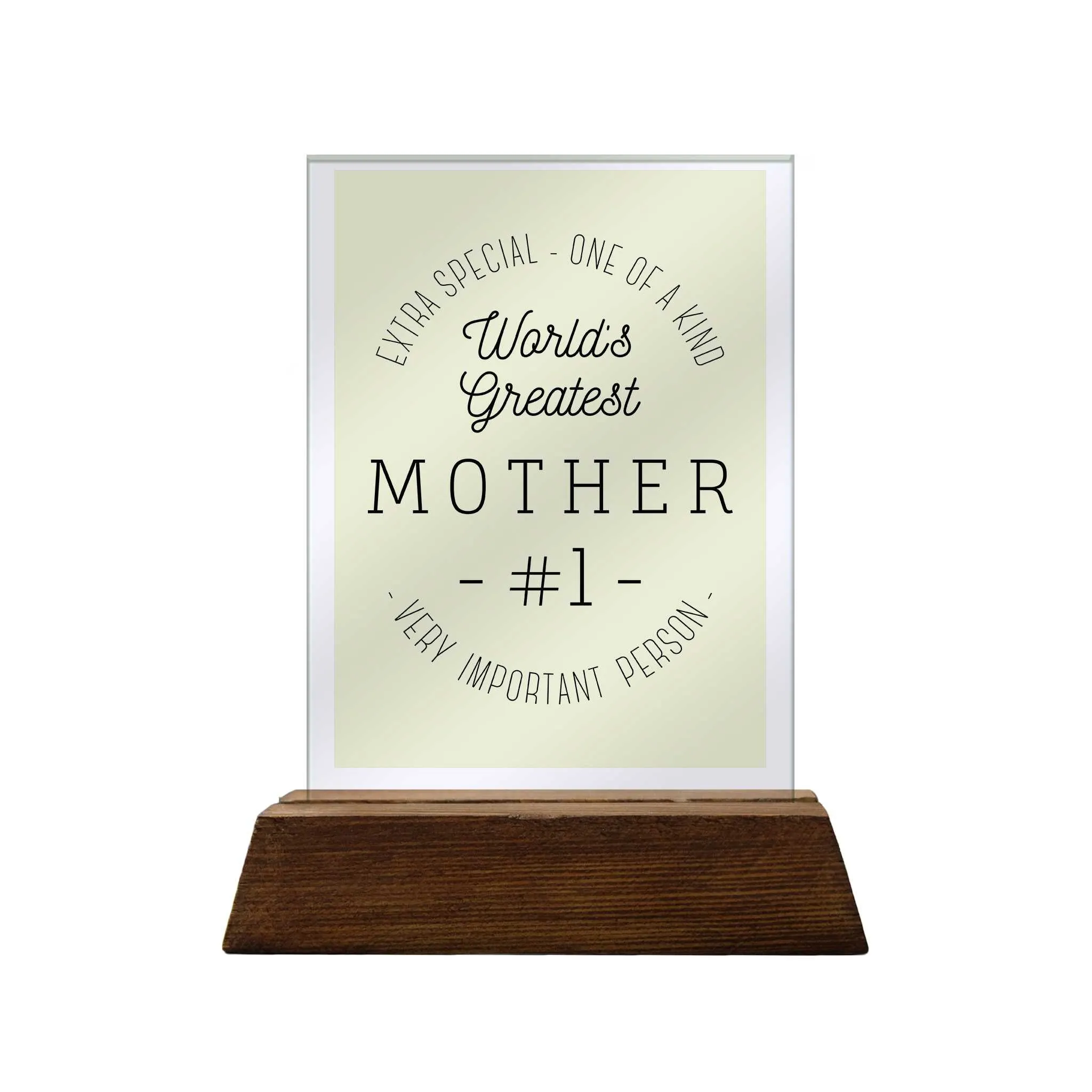Mother Glass Plaque