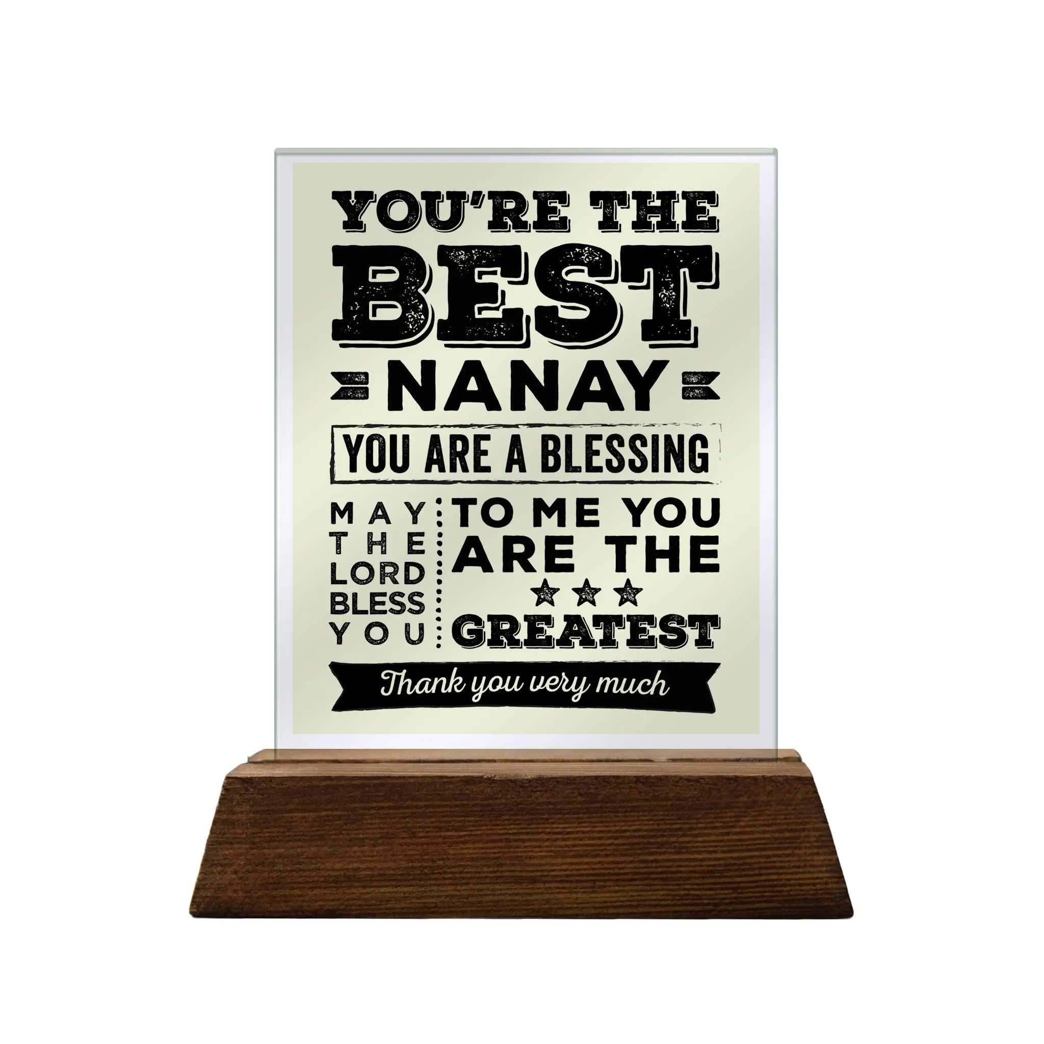Mother Glass Plaque