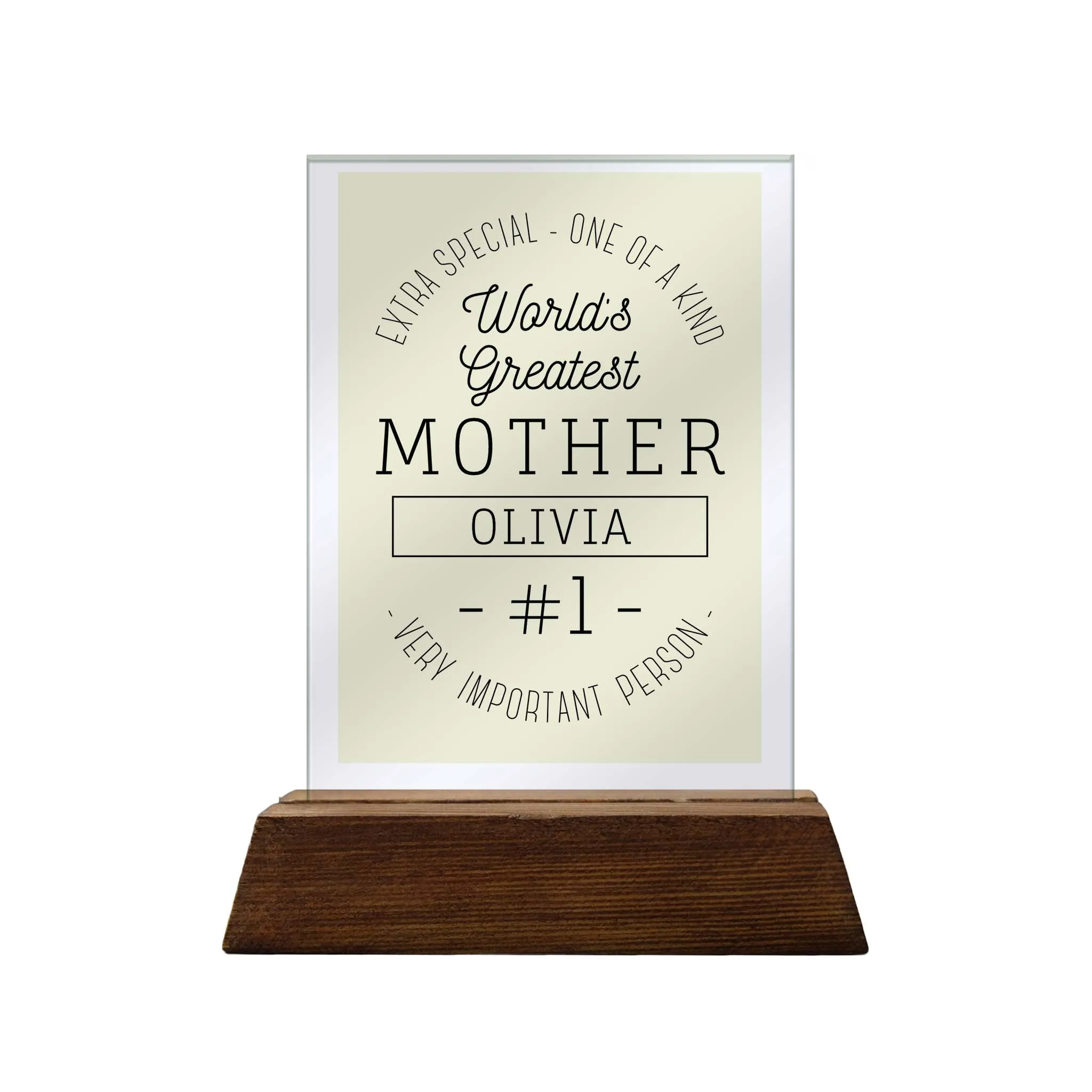 Mother Glass Plaque