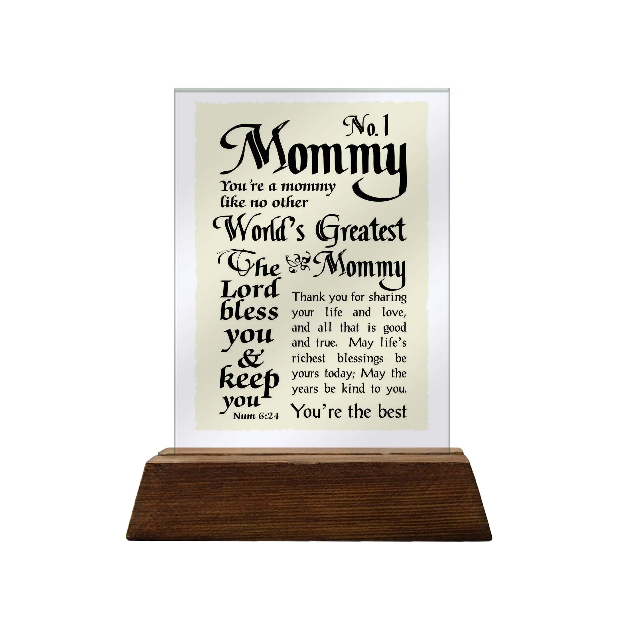 Mother Glass Plaque