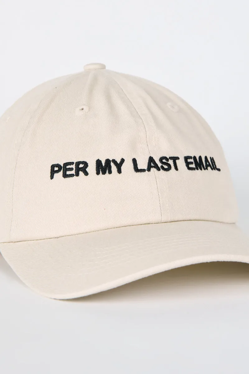 PER MY LAST DAD CAP