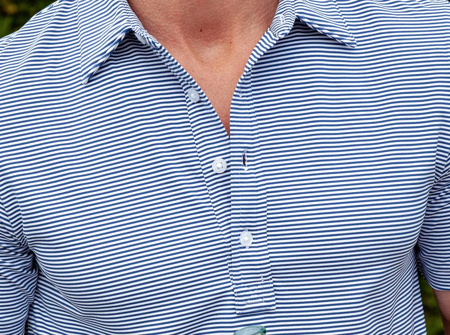 Performance Sport Range Polo - Hobby Stripe - Navy