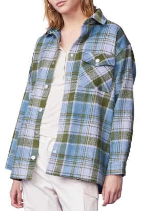 Plaid Jacket, Lilac/Green/Blue