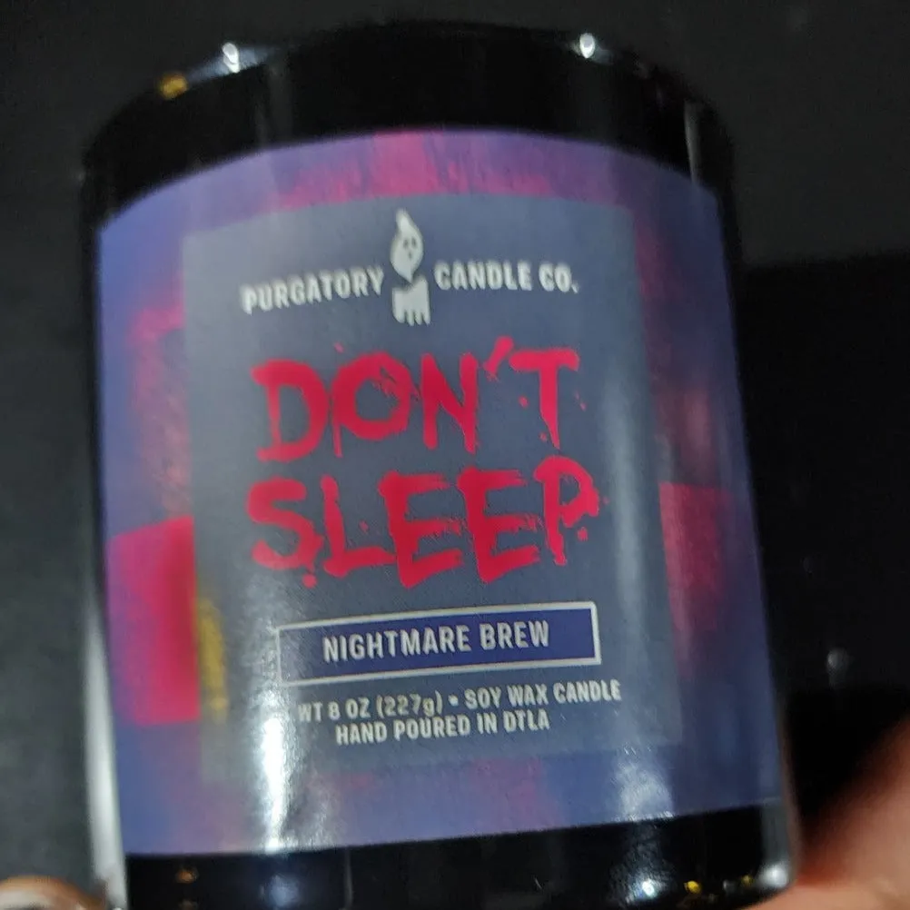 Purgatory Don't Sleep - 8oz Candle