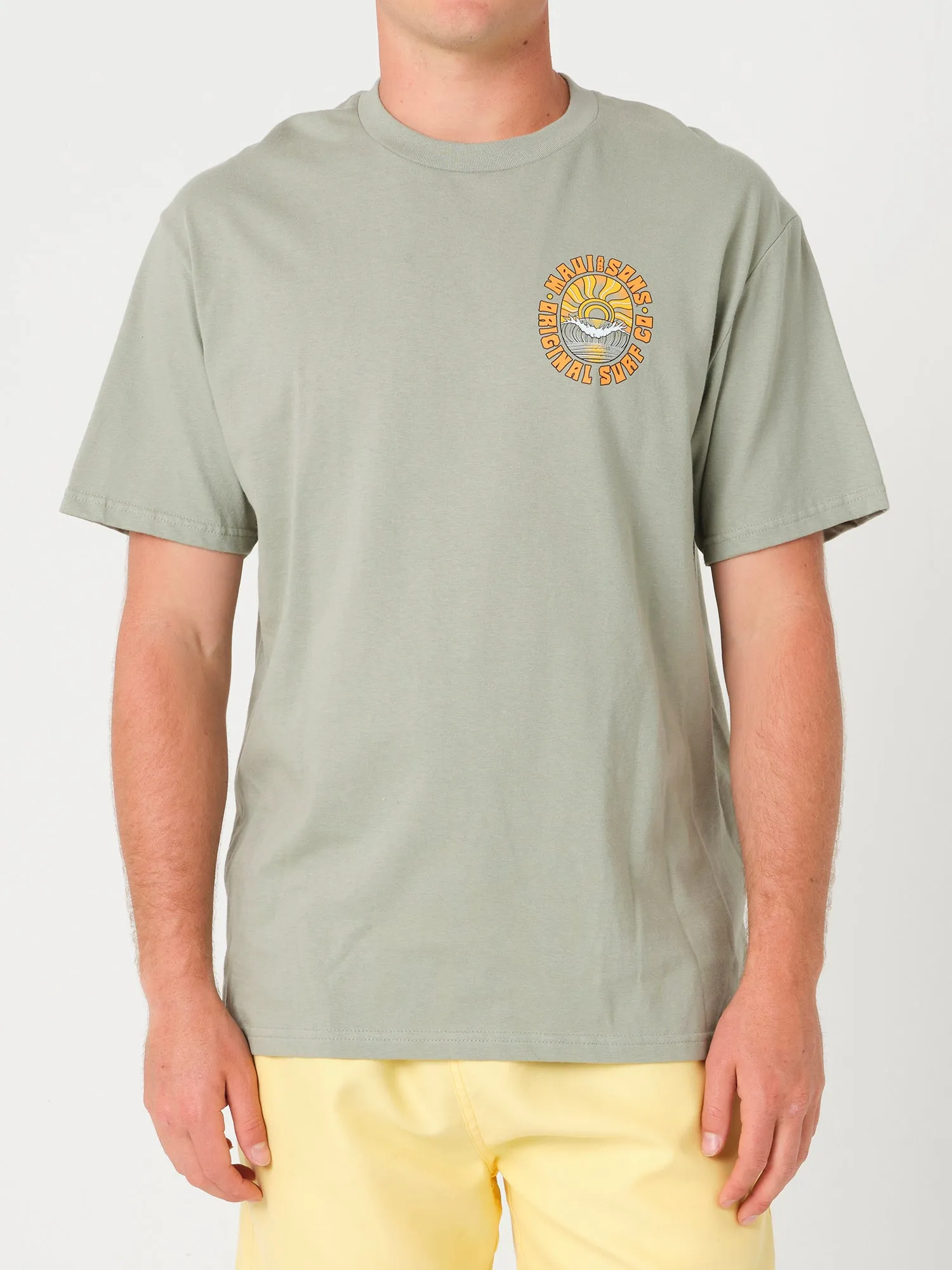 Rooster T-Shirt in Sage