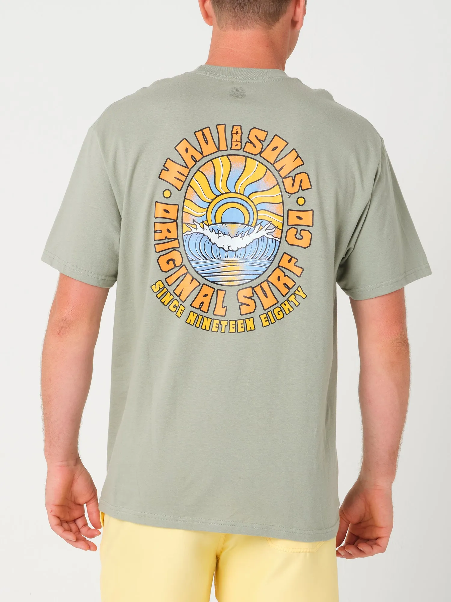 Rooster T-Shirt in Sage