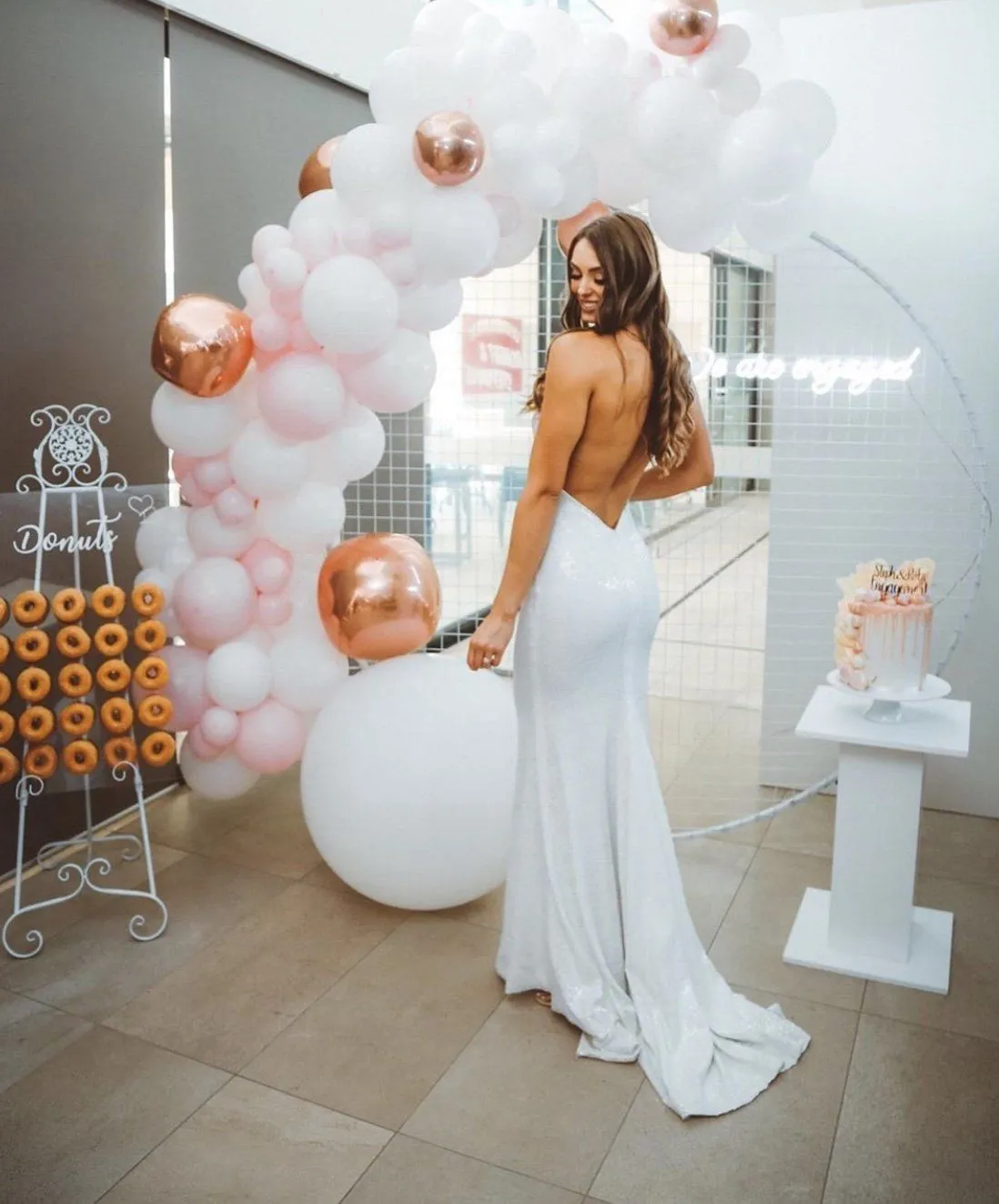 Roselle Gown - White